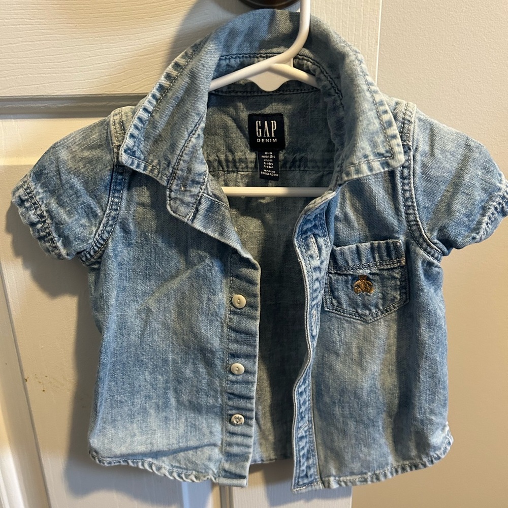 Baby GAP Denim Jean Jacket 3-6m